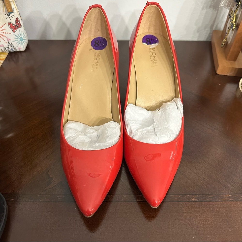 Michael Kors Red Patent Heels